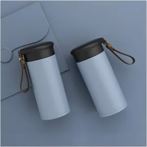 1 Pcs Quality Double Wall Stainless Steel Vacuum Flasks 280ml Car Thermo Cup Coffee Tea Travel Mug Thermol Bottle Thermocup (Capacity : 280ML, Color : Light Green) (Gray 280ML)