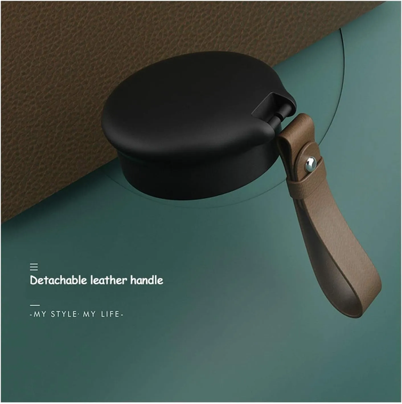 1 Pcs Quality Double Wall Stainless Steel Vacuum Flasks 280ml Car Thermo Cup Coffee Tea Travel Mug Thermol Bottle Thermocup (Capacity : 280ML, Color : Light Green) (Light Green 280ML)