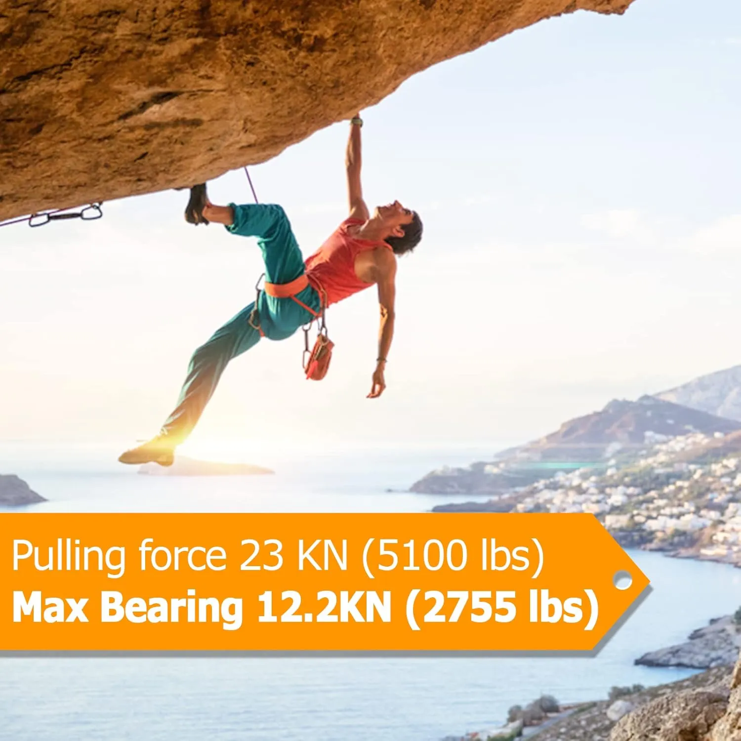 10mm Climbing Rope Outdoor Static Rock Climbing Rope, Escape Rope, Ice Climbing Equipment, Fire Safety Rescue Rope 10M(32ft) 20M(64ft) 30M(96ft)