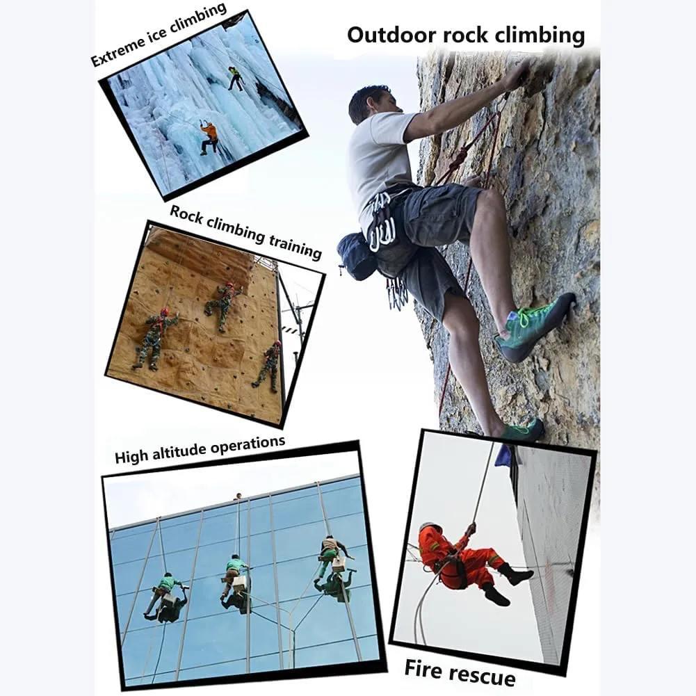 10mm Diameter Outdoor Reflective Climbing Rope Nylon Rope Climbing Rope Length 20m (65FT) 30m (100FT) 50m (165FT) 100m (330FT) 200m(660FT) Life Rope Descent Rope Climbing Safety Rope