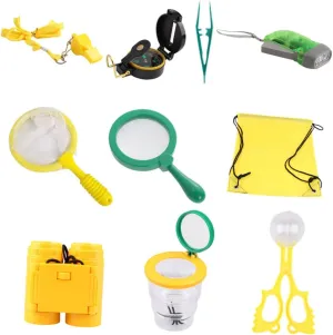 10Pcs Childrens Observing Kit for Outdoor Hiking Lightweight Educational Tools for Wilderness Exploration and Insect Observation Activities