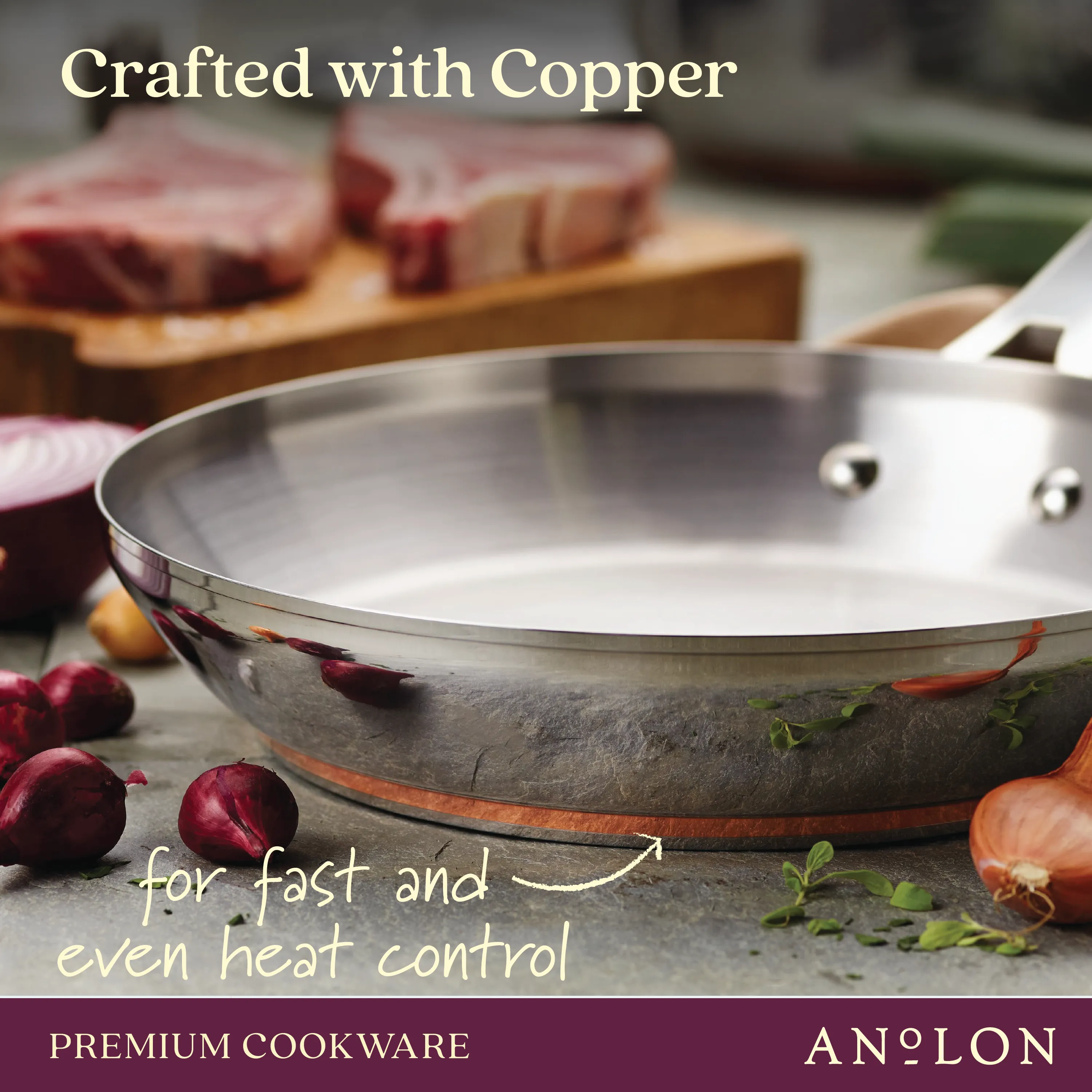 11-Piece Mixed Metals Cookware Set