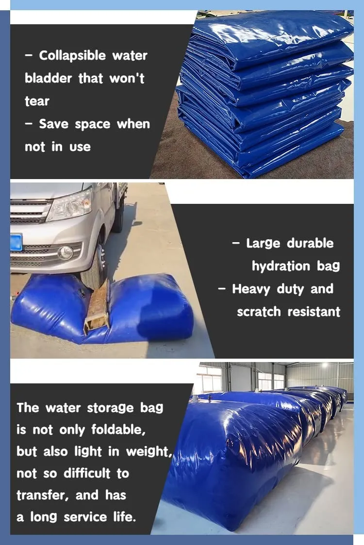 110L to 6000L Heavy-Duty PVC Water Tank for Outdoor, Garden, Camping, and Emergency Use(5000L/1320Gal/3x2x0.85 m)
