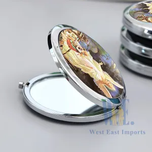 12 Pcs Baptism Compact Mirror Favor - Guardian Angel Makeup Compact/First Communion