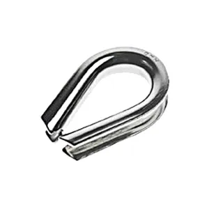 1/4" Heavy Duty Stainless Steel Thimbles Type 316 (25 pack)