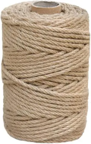 1/5 inch (5mm) x 328 ft (100Meter) Natural Sisal Hemp Rope Heavy Duty Thick Twine for Cat Scratcher Post Tree, Garden, Binding, Crafts Packing Material