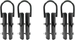 1.5 Inch Clamp,4 Sets Rope Climb Clasp Workout Rig Attachment Hook for Rope Climbing Gym Strength Training