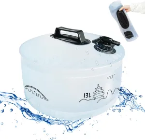 15L/3.96 Gallons Collapsible Water Container - Leakproof with Spigot | Outdoor Hiking Survival Storage Bag | Camping, RV & Emergency ESSENTIAL | BPA-Free