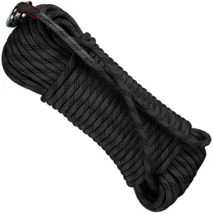 16mm Safety Rope, Carrying Weight 3100kg, Professional Nylon Safety Rope with Carabiner, Climbing Harness, for Hiking, Mountaineering, Outdoor Sports, Camping, Caving