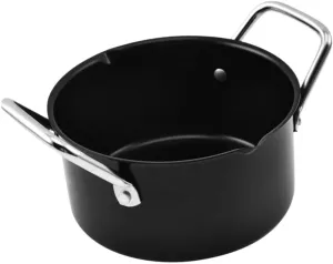 1Pc Non Stick Camping Saucepan with Handle Outdoor Bbq Stew Pot for Family Gatherings and Picnics Supply for Hiking and Backpacking