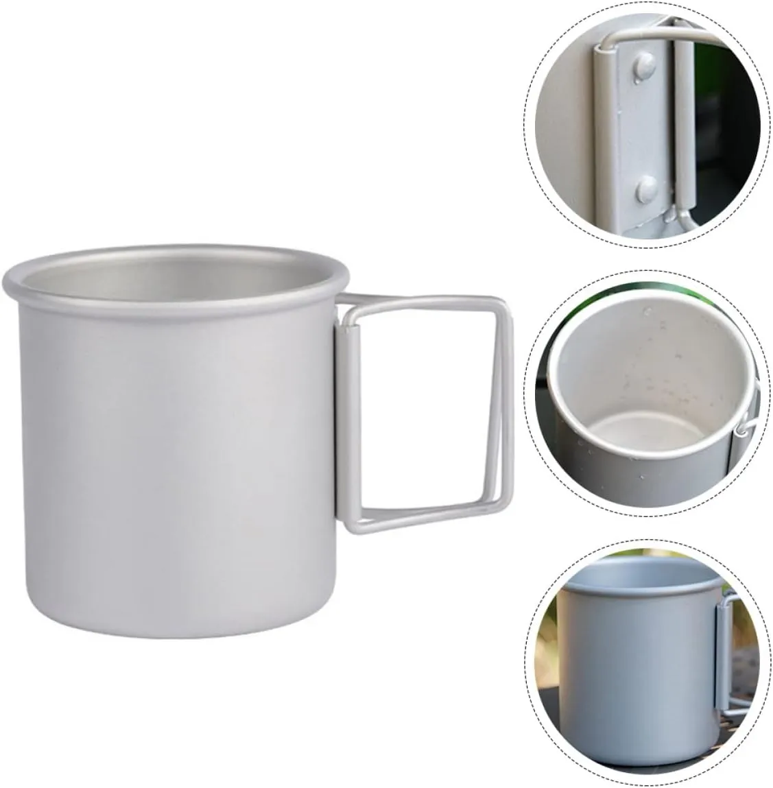 1Pc Outdoor Portable Cup Lightweight Collapsible Drinking Mug for Camping Hiking and Travel Durable Multi Purpose Water Container for Coffee Beer and Beverages