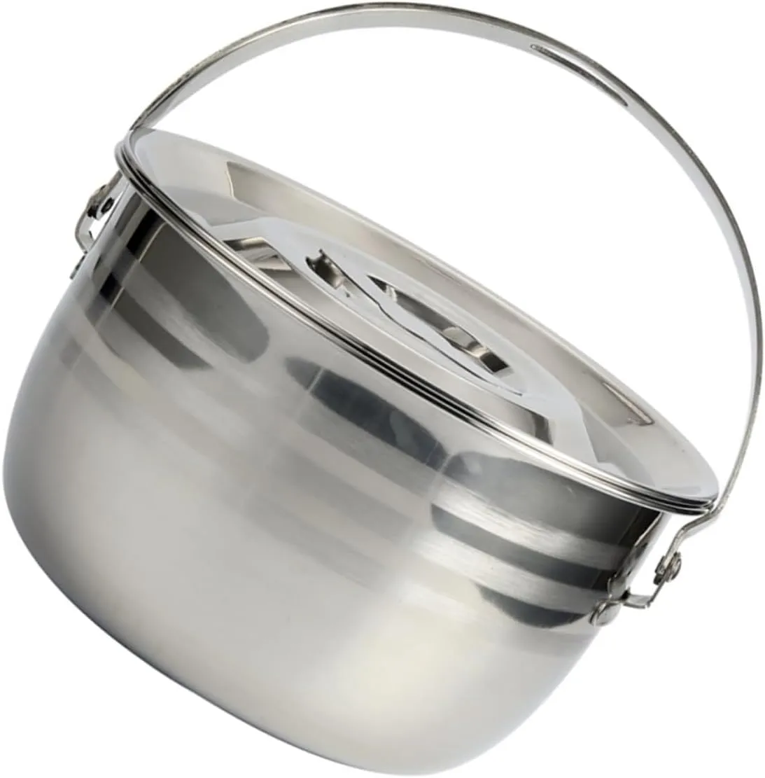 1pc Portable Non Stick Stew Pot High Capacity Cooking Pot for Camping Home Use Lightweight Design for Easy Carrying Even Heating for Soups Stews