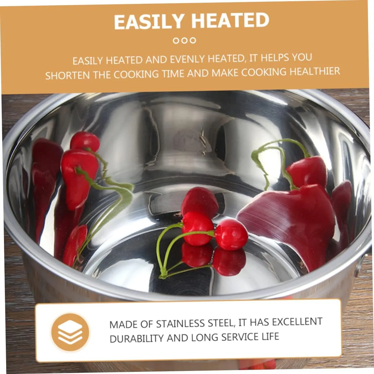 1pc Portable Non Stick Stew Pot High Capacity Cooking Pot for Camping Home Use Lightweight Design for Easy Carrying Even Heating for Soups Stews