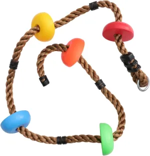 1Pc Swing Climbing Rope for Heavy Duty Outdoor Recreation for Exercise and Fun for Kindergarten Facilities and Parent Activities Random Color