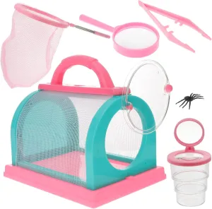 1Set Outdoor Exploration Catcher Kit for Tweezers Observation Cage Collector Tools Educational for Young Explorers