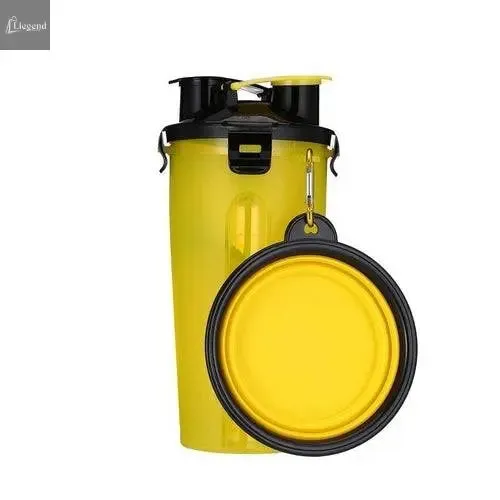 2 in 1 Dog Drinking Water Bottle with Bowls
