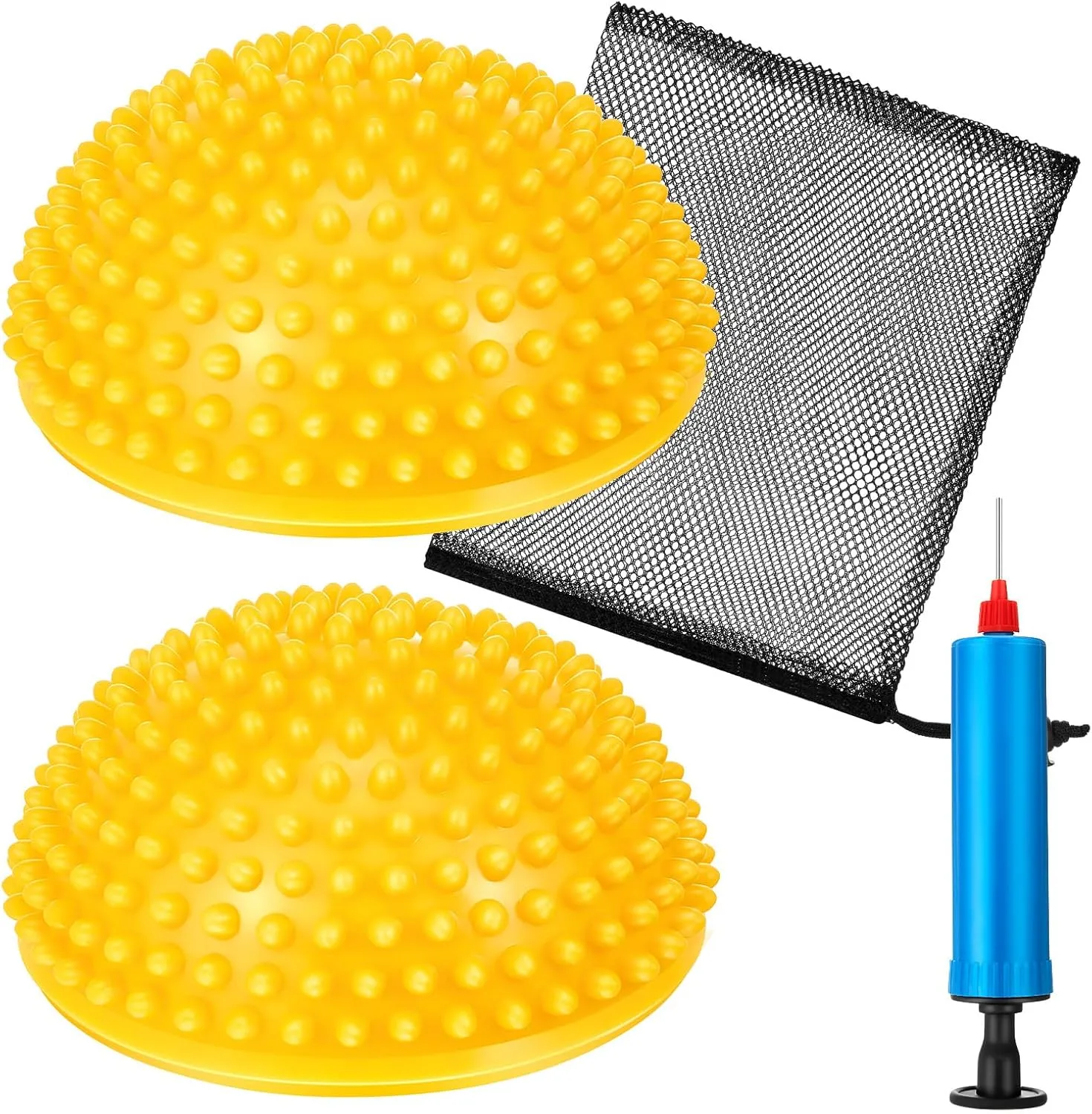2 Pcs Softball Training Aid Pod Softball Pitching Tools Equipment for Pitcher Trainer Baseball Gear Hitting Throwing Develop Power Coordination Balance with Bag and Pump