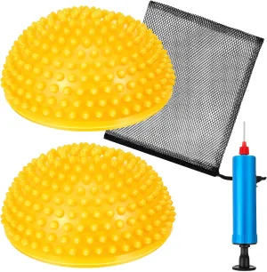 2 Pcs Softball Training Aid Pod Softball Pitching Tools Equipment for Pitcher Trainer Baseball Gear Hitting Throwing Develop Power Coordination Balance with Bag and Pump