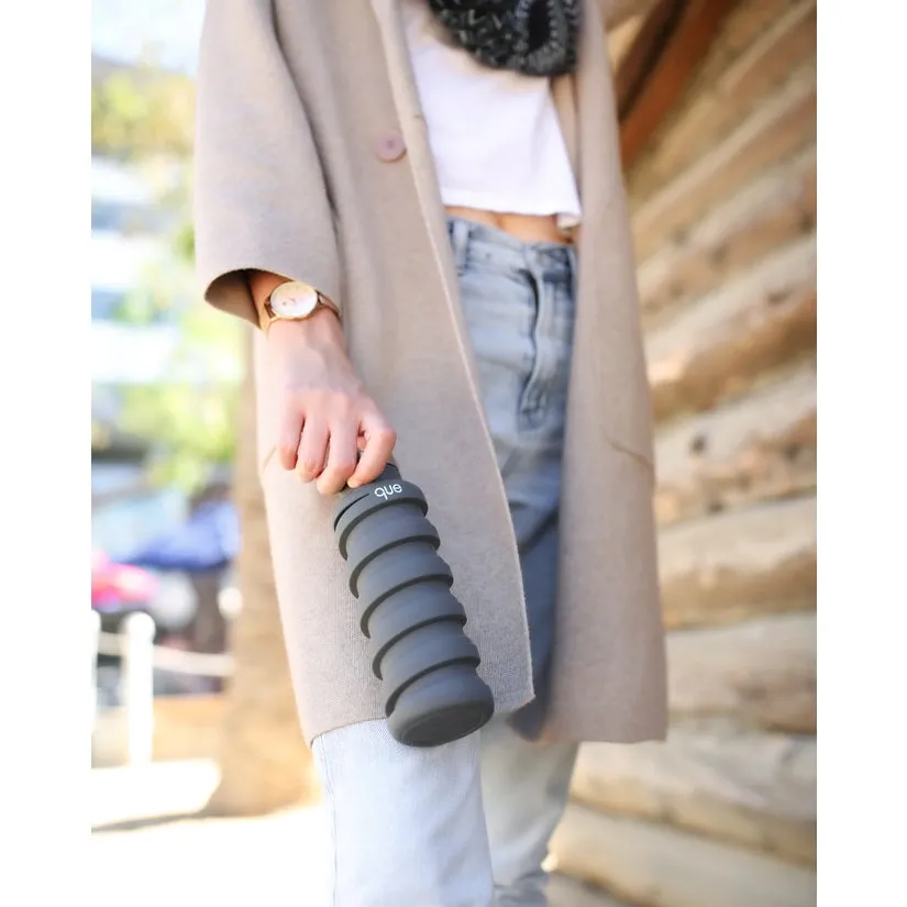 20oz Collapsible Water Bottle - Metallic Charcoal