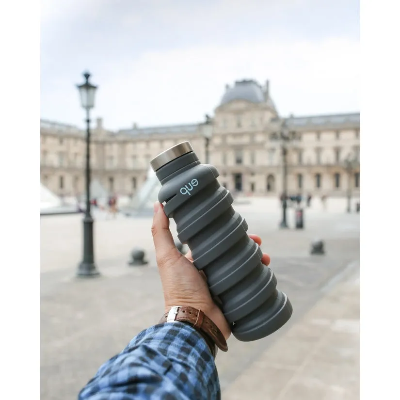 20oz Collapsible Water Bottle - Metallic Charcoal