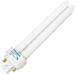 (25 Pack) Sylvania 20673 CF26DD/E/835/ECO 26-Watt 3500K 4-Pin Double Tube Compact Fluorescent Lamp