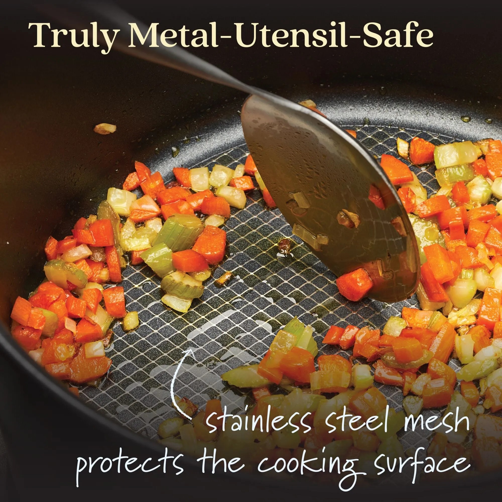 2.5-Quart Hybrid Nonstick Saucier Pan