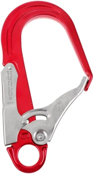 25KN Locking Snap Clip Hook Rock Climbing Protection Lanyard Harness Spring Accessories Rappelling Equipment
