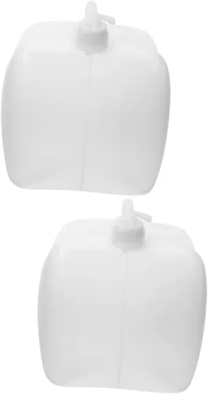 2pcs Convenient Water Carrying Bag Collapsible Water Storage Large Capacity Versatile for Outdoor Activities