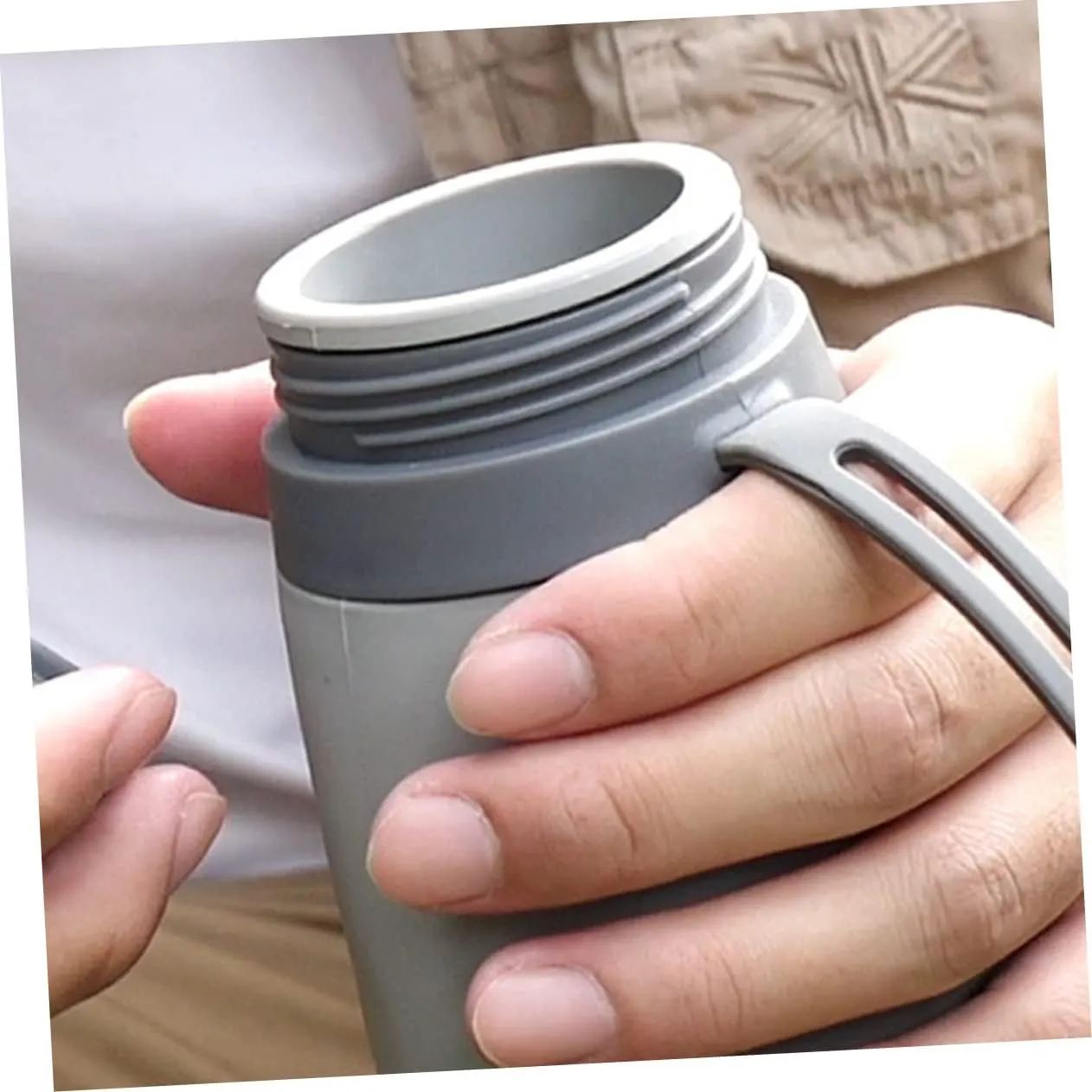 2pcs Silicone Travel Collapsible Bottle Water Cup Compact Reusable Space Saving