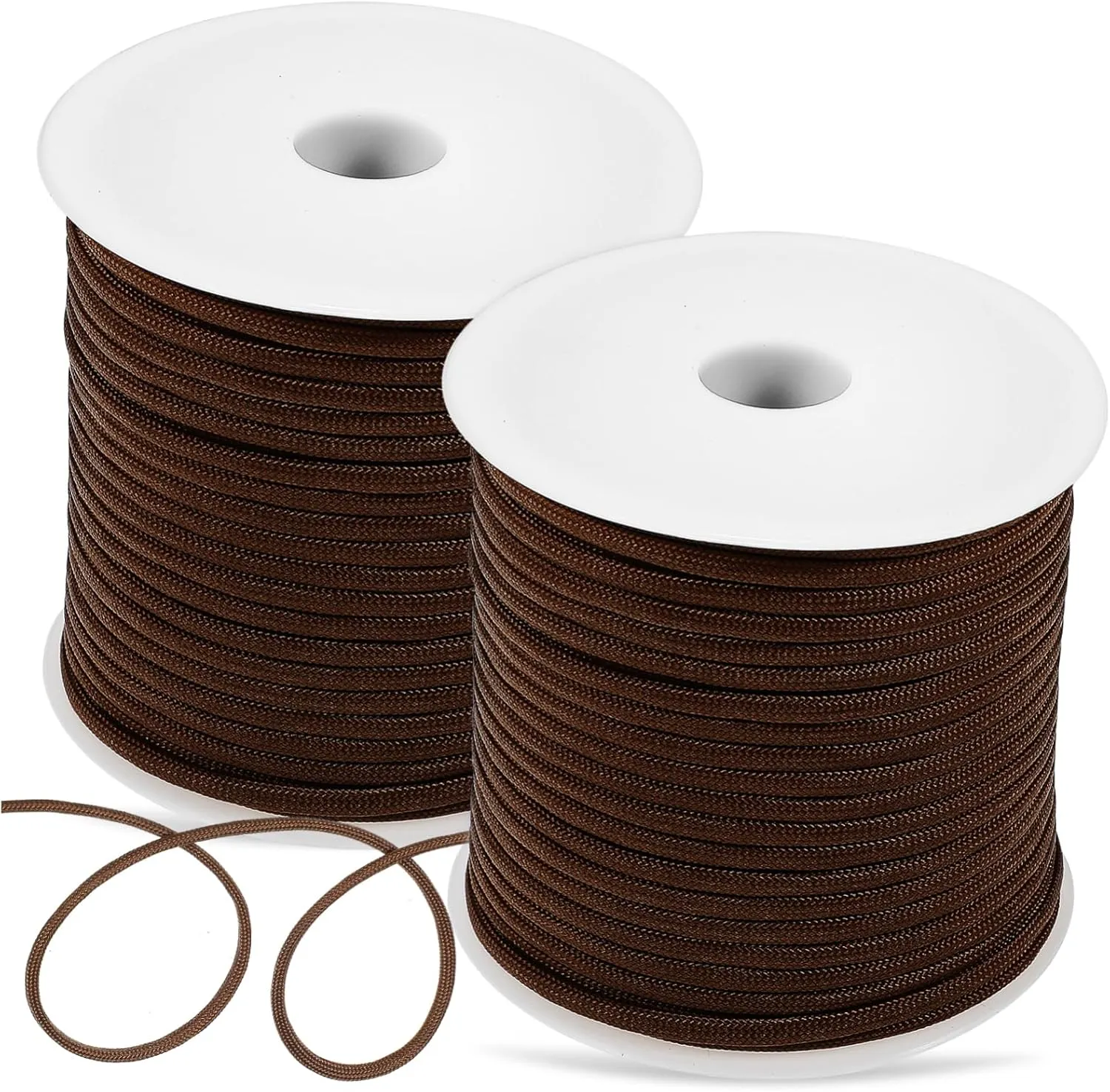 2Rolls Heavy Duty para Cords Survival Rope for Camping Hiking Backpacking Weather Resistant Outdoor Use Durable and High Tenacity Utility Cord