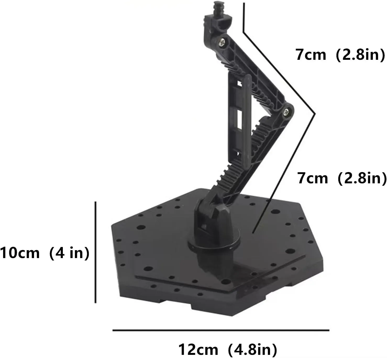 3-Pieces Model Kit Display Stand and Runner Storage System with Action Base, Suitable for Model Stand Action Figure Stand and HG, MG and RG Model Character Display Stand，Black.(Combination Set)