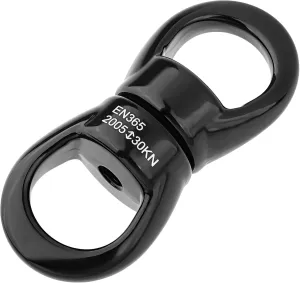 30Kn Heavy-Duty Climbing Rope Swivel Connector, Aluminum, 6613 Breaking Strength, Perfect for Outdoor Activities