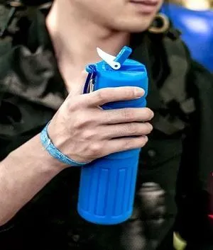 326 Silicone Collapsible/Foldable Water Bottle
