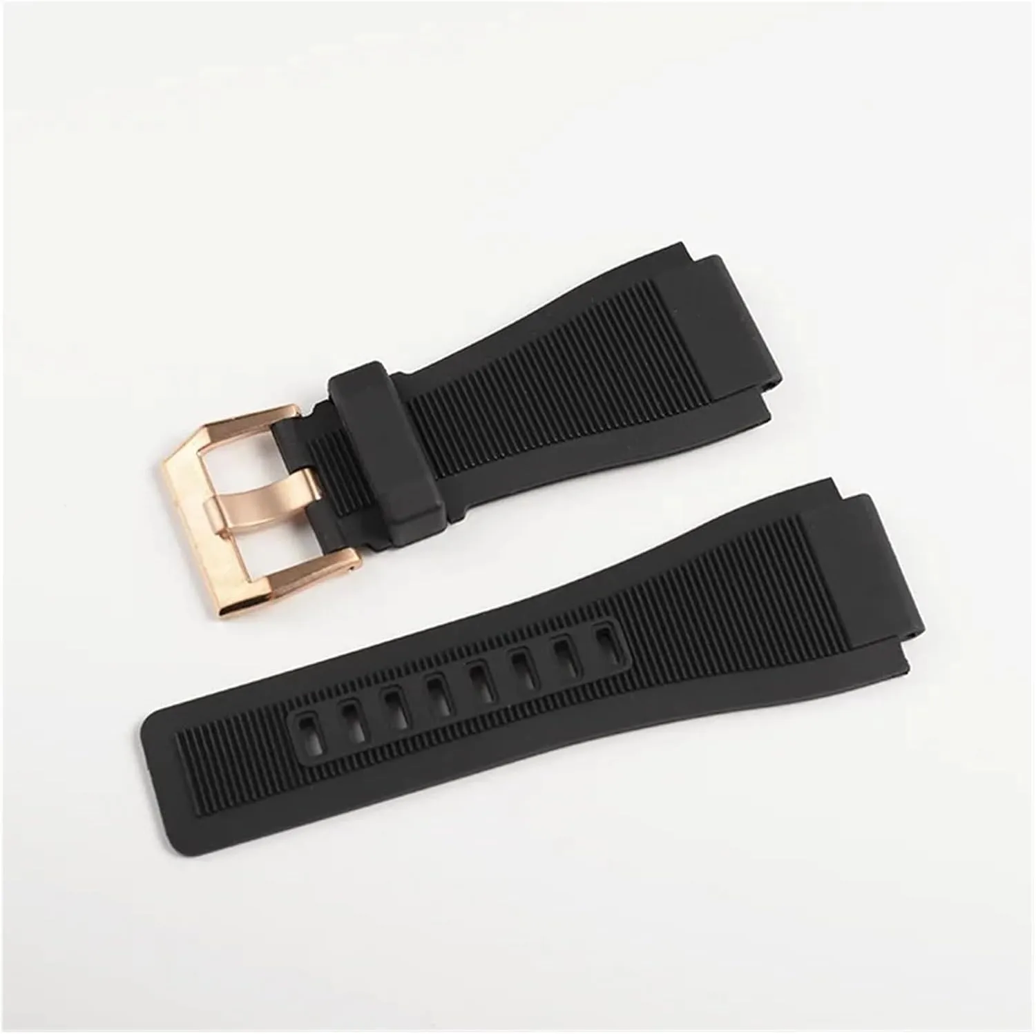 33mm*24mm Black Blue Silicone Rubber Watchband Pin Clasp Diver Resin Strap BR01 BR03 Watch BR