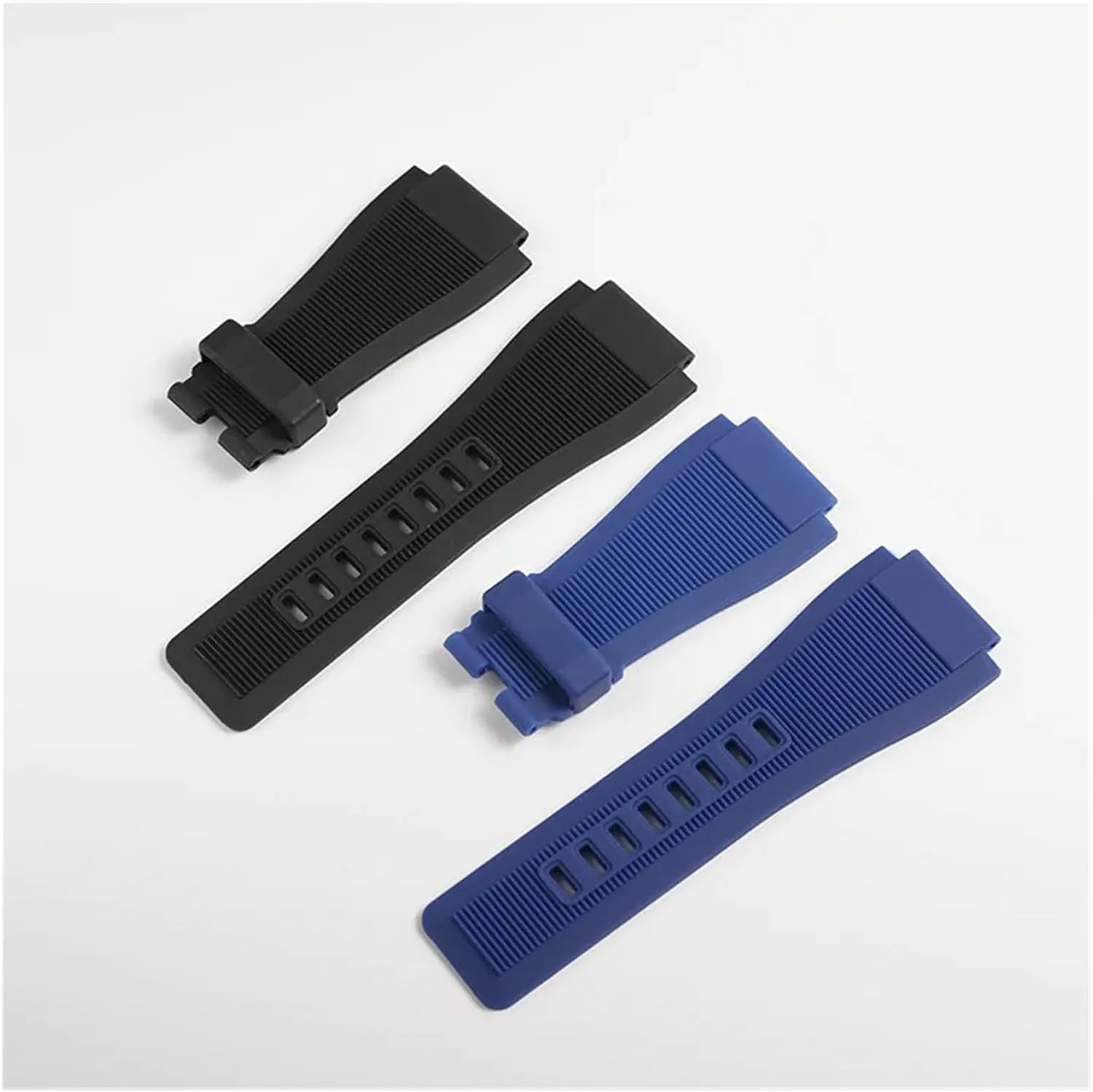 33mm*24mm Black Blue Silicone Rubber Watchband Pin Clasp Diver Resin Strap BR01 BR03 Watch BR