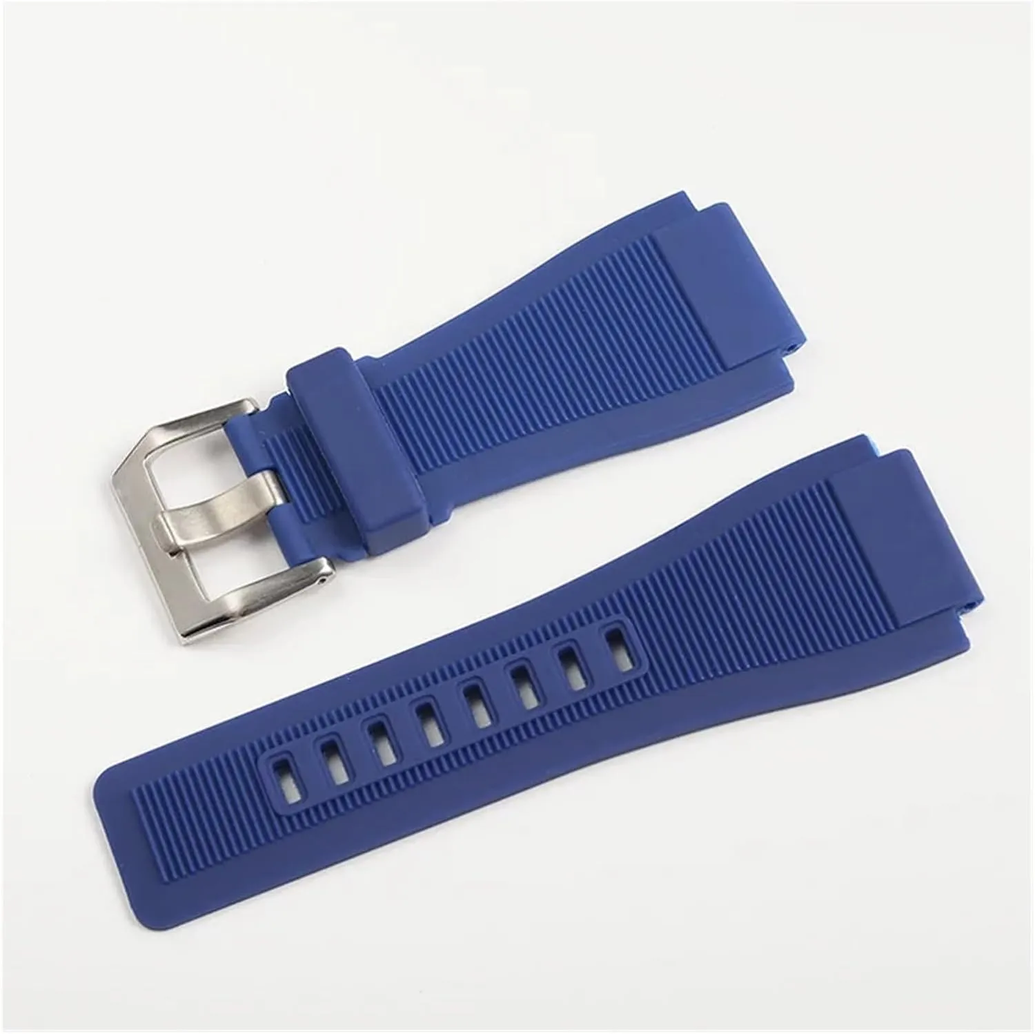 33mm*24mm Black Blue Silicone Rubber Watchband Pin Clasp Diver Resin Strap BR01 BR03 Watch BR