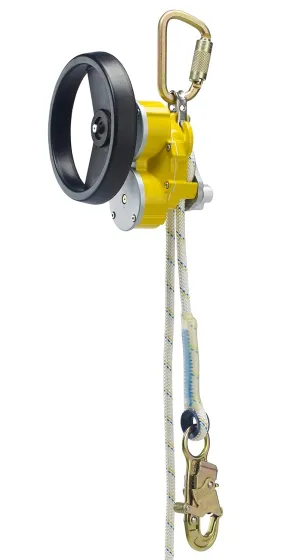 3M DBI/SALA Rollgliss 3327200 Rescue Unit, Includes 2 Carabiner, 4-Feet Anchor Sling and Rope Bag, 200-Feet