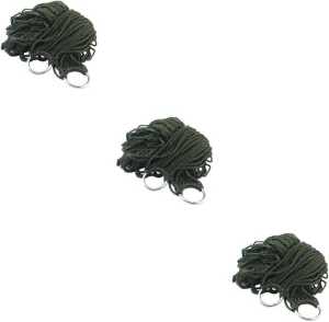 3pcs Sleeping Swing Hammock Rope Hammock Swing Camping Swing Bed Backyard Hammock Hanging Bed Hanging Nap Bed Outdoor Swings Meshy Rope Hammock Outdoor Hammock Travel Lifts Beach
