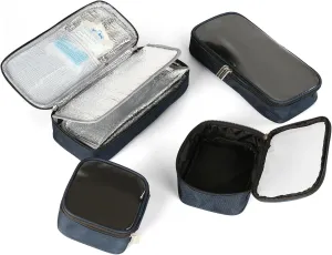 4 Pack First Aid Pouch, Empty Portable Outdoor First Aid Medical Bag Multi-function Emergency Medicine Storage Bag Premium Organizer First Aid Kit Accessory Pouches Medical Pouch for Medical Supplies