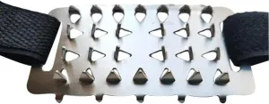 4X 2Pcs Ice Traction Cleat Crampons Cleats Anti Slip for Outdoor Climbing Snow Walking