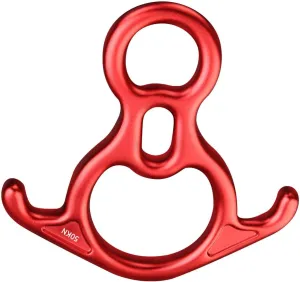 50kN 8 Figure Descender Aluminum Alloy Heavy Duty Belaying and Rappelling Gear for Operations Mountaineering