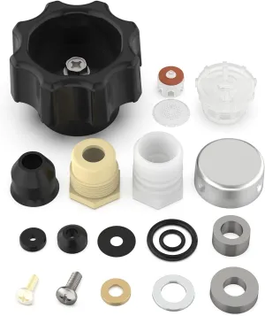 630-8500 Wall Hydrant Complete Service Kit Compatible with Prier Outdoor Faucet Repair Kit 500 400 Series Vacuum Breaker and Handle Replacement Part Outside Faucet Wall Hydrants Accessories