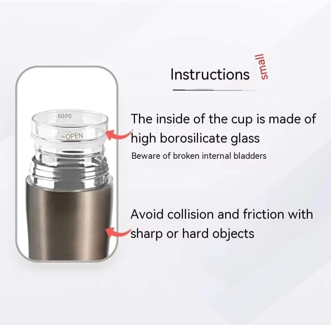 7oz/200ml Stainless Steel Vacuum Insulated Water Bottle with glass liner inside,glass lined thermos for Coffee Hot drink and Cold drink water flask(Peacock Green)