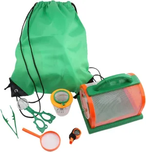 7pcs Insect Observation Kit Hiking Observing Wilderness Observation Observing Kit for Outdoor Observing Observe Tools Green