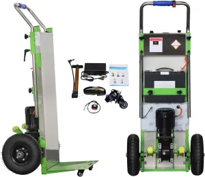 880lb Electric Stair Climbing Hand Trucks Also Suitable for Curved Stairs, Heavy Duty Stair Climbing Dolly Up and Down Stairs Effortless