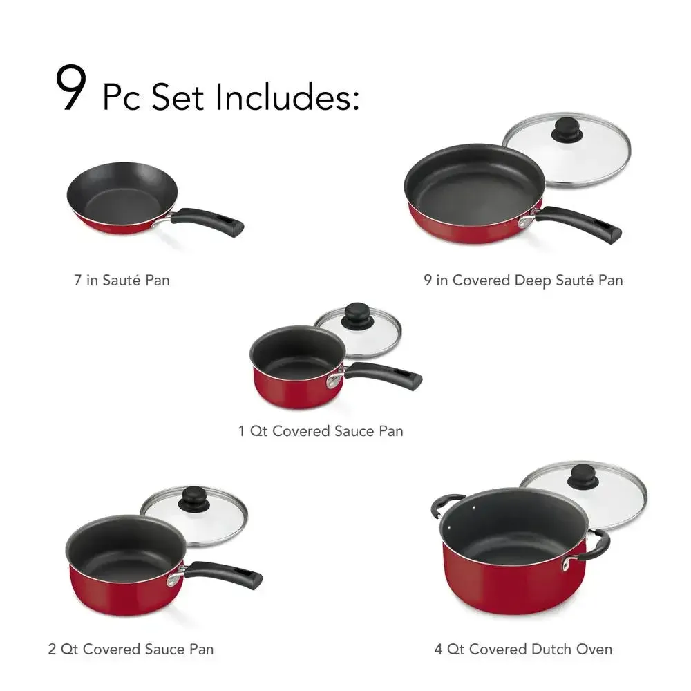 9-Piece Nonstick Cookware Set
