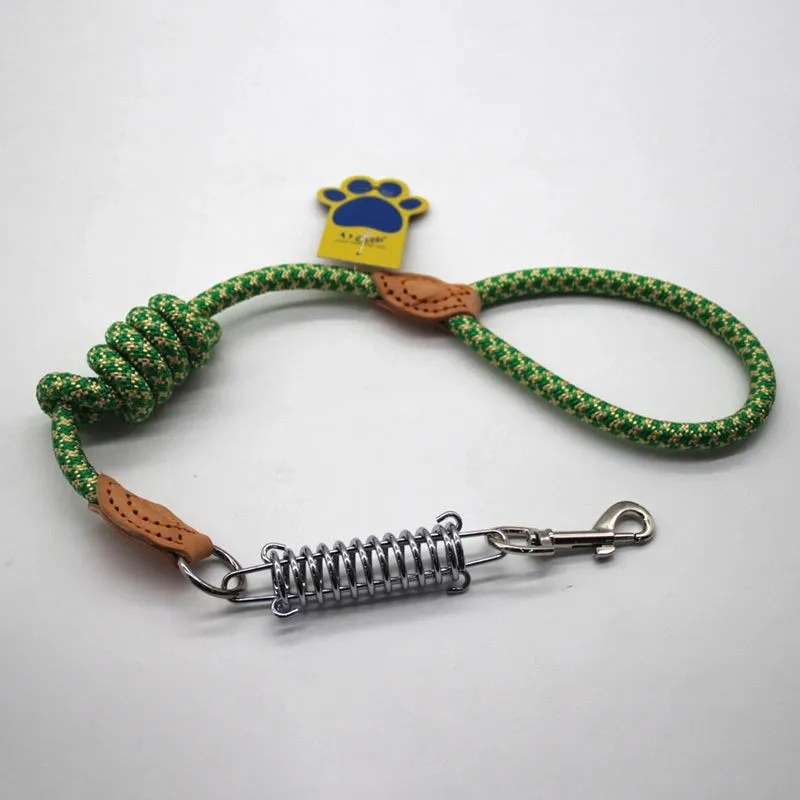A a Pets' shock absorbing heavy duty poly woven Leash
