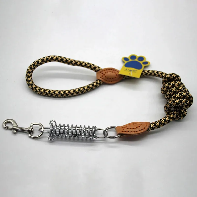 A a Pets' shock absorbing heavy duty poly woven Leash