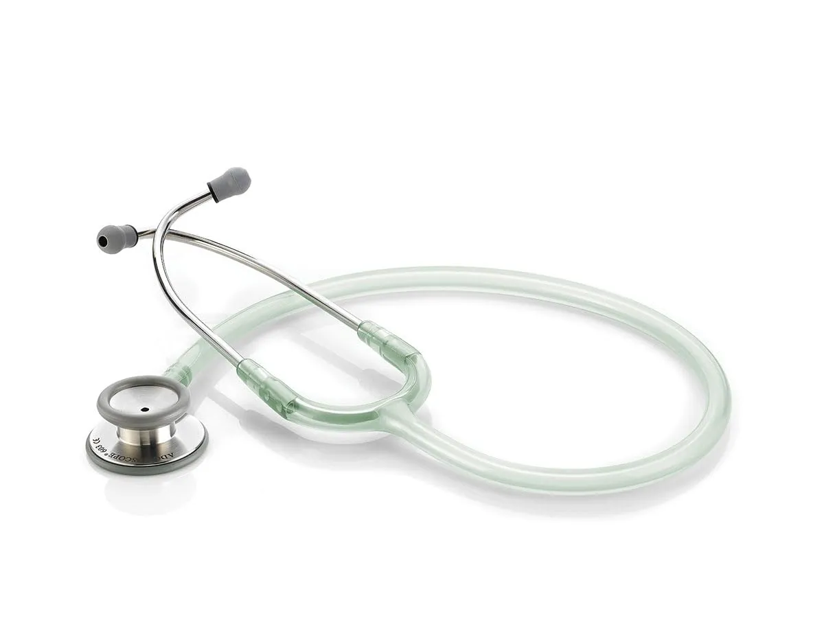 ADC 603FS Adscope 603 Premium Stainless Steel Clinician Stethoscope with Tunable AFD Technology, Sea Glass