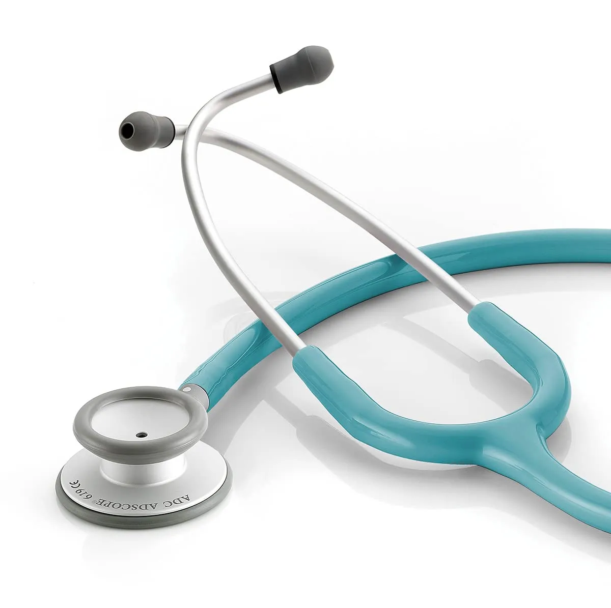 ADC - 619TQ Adscope Lite 619 Ultra Lightweight Clinician Stethoscope with Tunable AFD Technology, Turquoise
